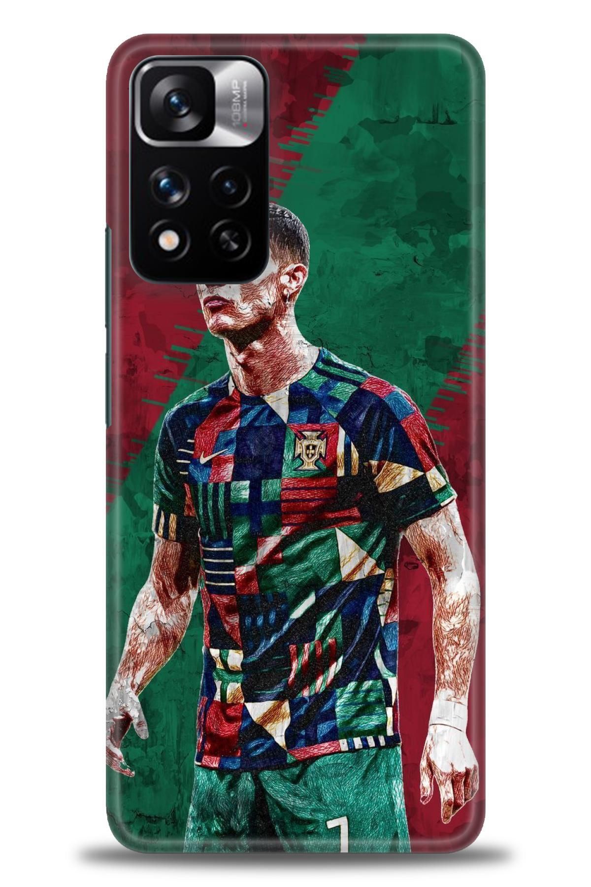 CooperTech Xiaomi Redmi Note 11 Pro Plus İle Uyumlu HD Baskılı Desenli Silikon Kılıf - 1081