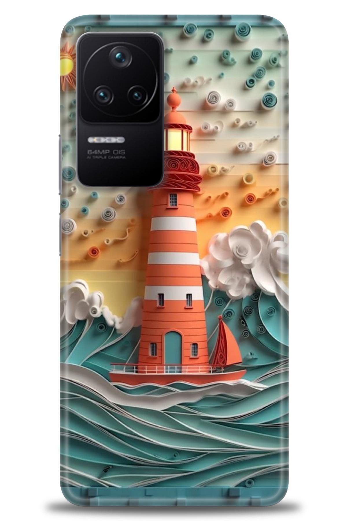 CooperTech Xiaomi Poco F4 İle Uyumlu HD Baskılı Desenli Silikon Kılıf - 881