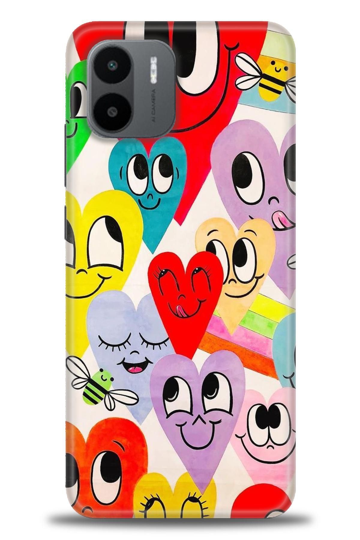 CooperTech Xiaomi Redmi A1 İle Uyumlu HD Baskılı Desenli Silikon Kılıf - 1