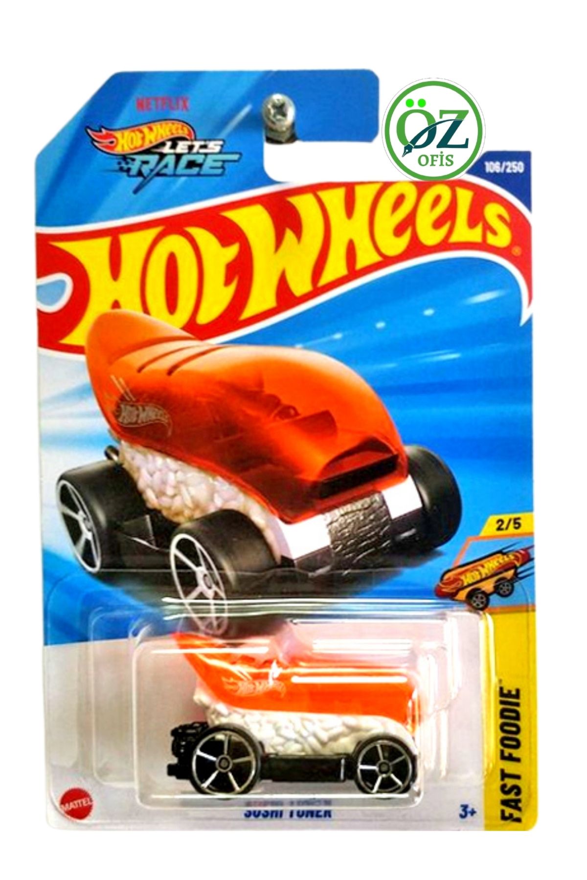 HOT WHEELS 2025 E Case Netflix Sushi Tuner
