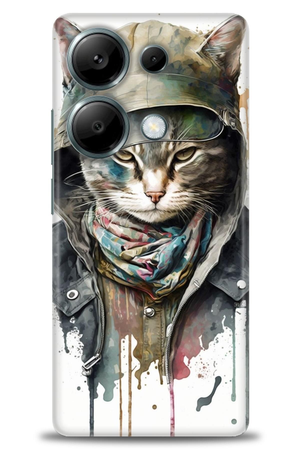 CooperTech Xiaomi Redmi Note 13 Pro 4G İle Uyumlu HD Baskılı Desenli Silikon Kılıf - 631