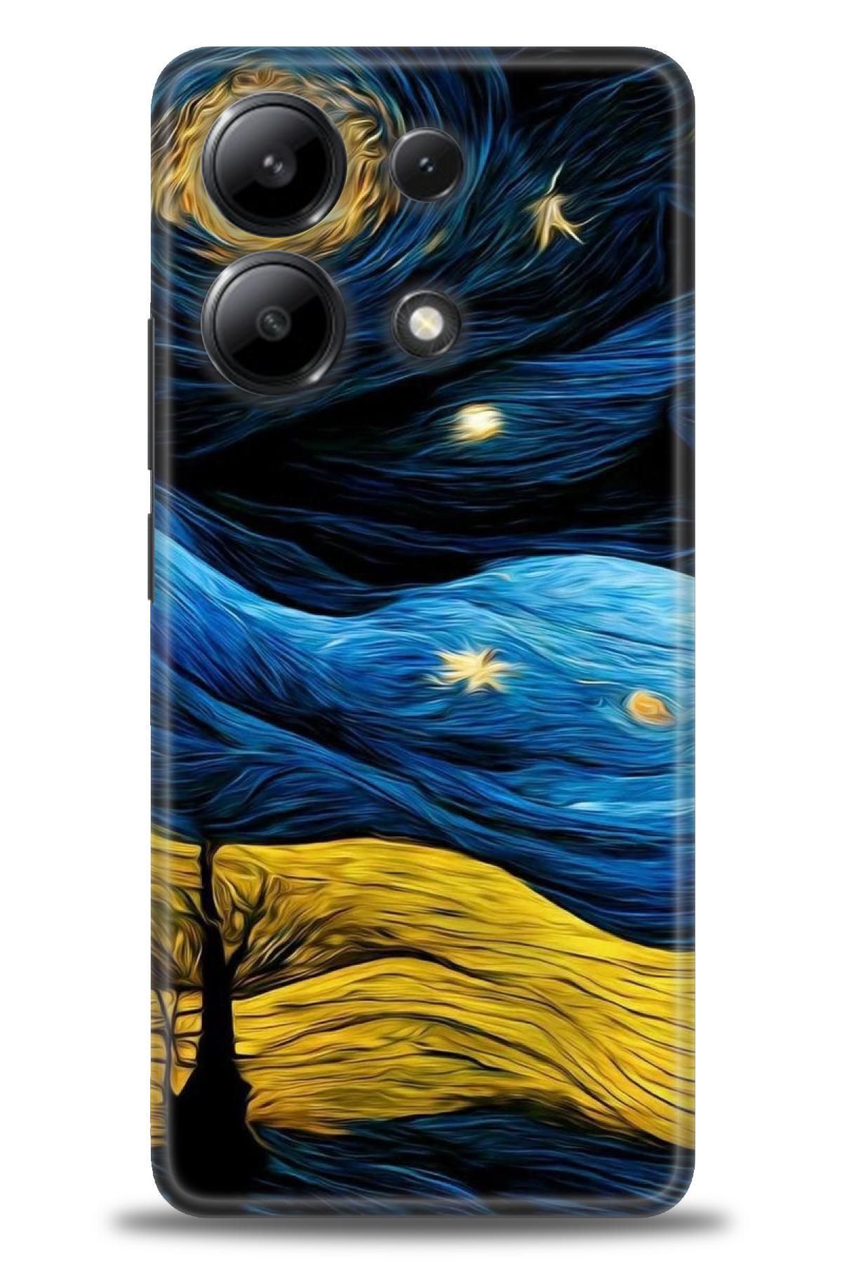 CooperTech Xiaomi Redmi Note 13 4G İle Uyumlu HD Baskılı Desenli Silikon Kılıf - 721