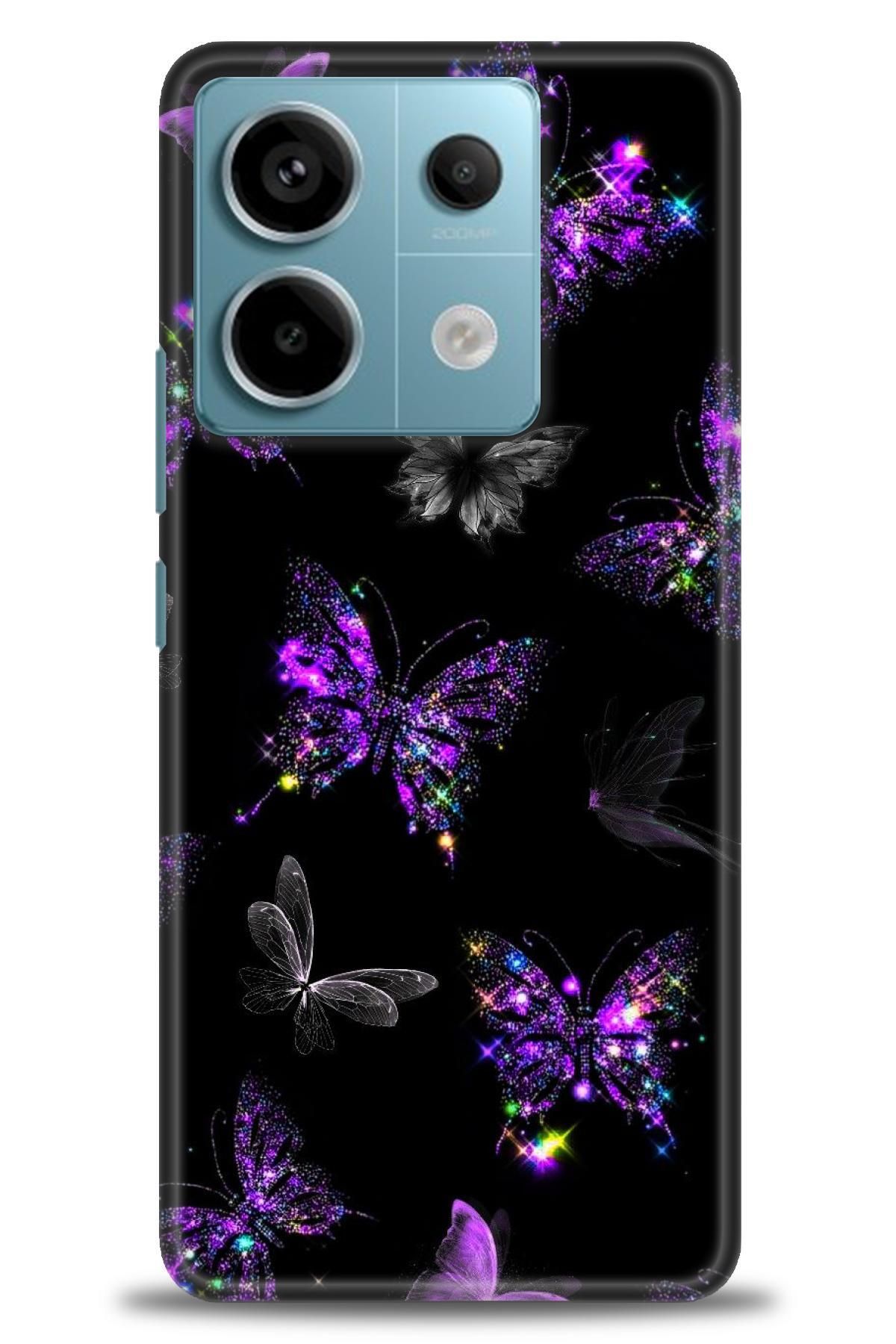 CooperTech Xiaomi Redmi Note 13 Pro 5G İle Uyumlu HD Baskılı Desenli Silikon Kılıf - 181