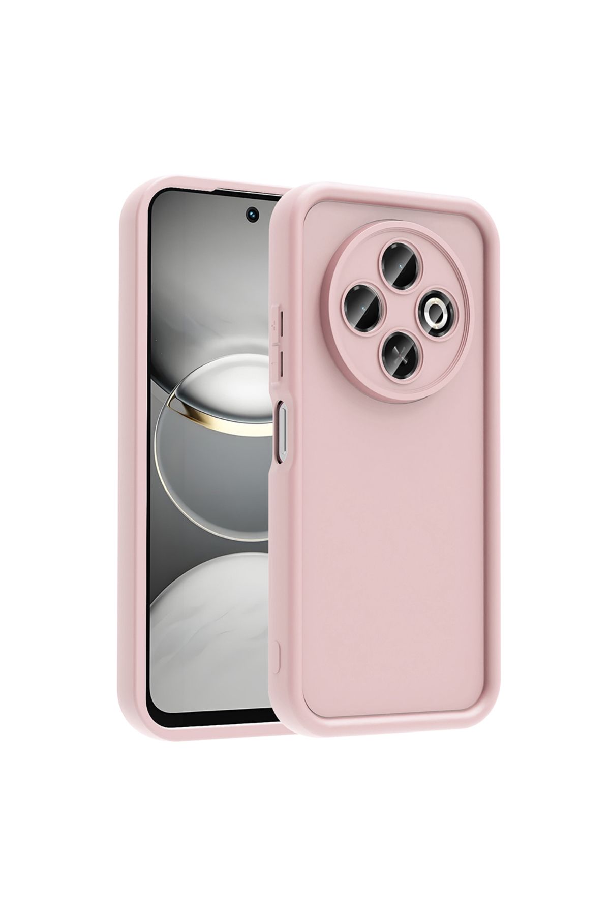 Novatis Tecno Spark 30C 4G Uyumlu Kılıf 3D Kamera Korumalı Soft Silikon Kapak