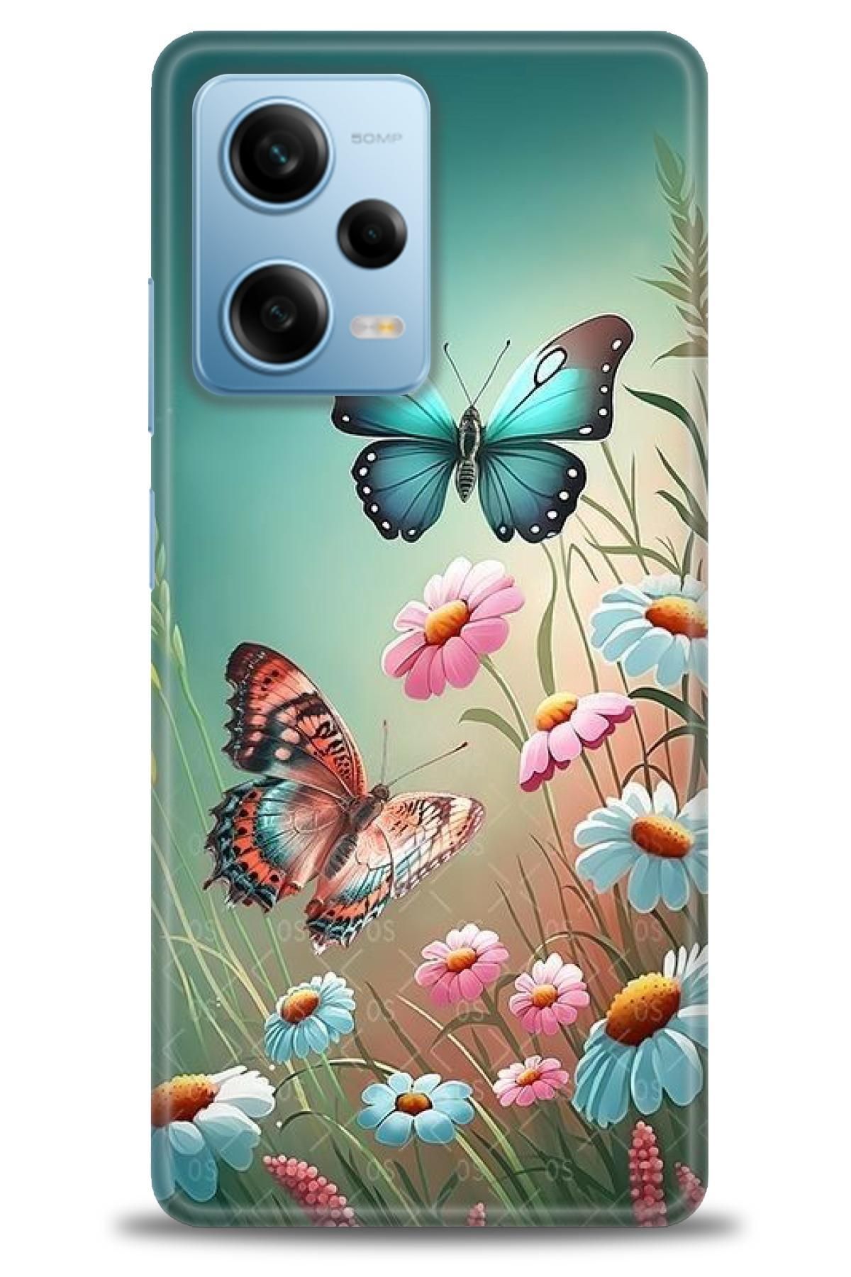 CooperTech Xiaomi Redmi Note 12 Pro 5G İle Uyumlu HD Baskılı Desenli Silikon Kılıf - 111