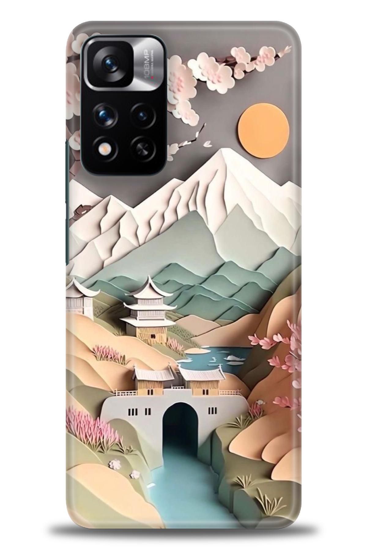 CooperTech Xiaomi Redmi Note 11 Pro Plus İle Uyumlu HD Baskılı Desenli Silikon Kılıf - 321