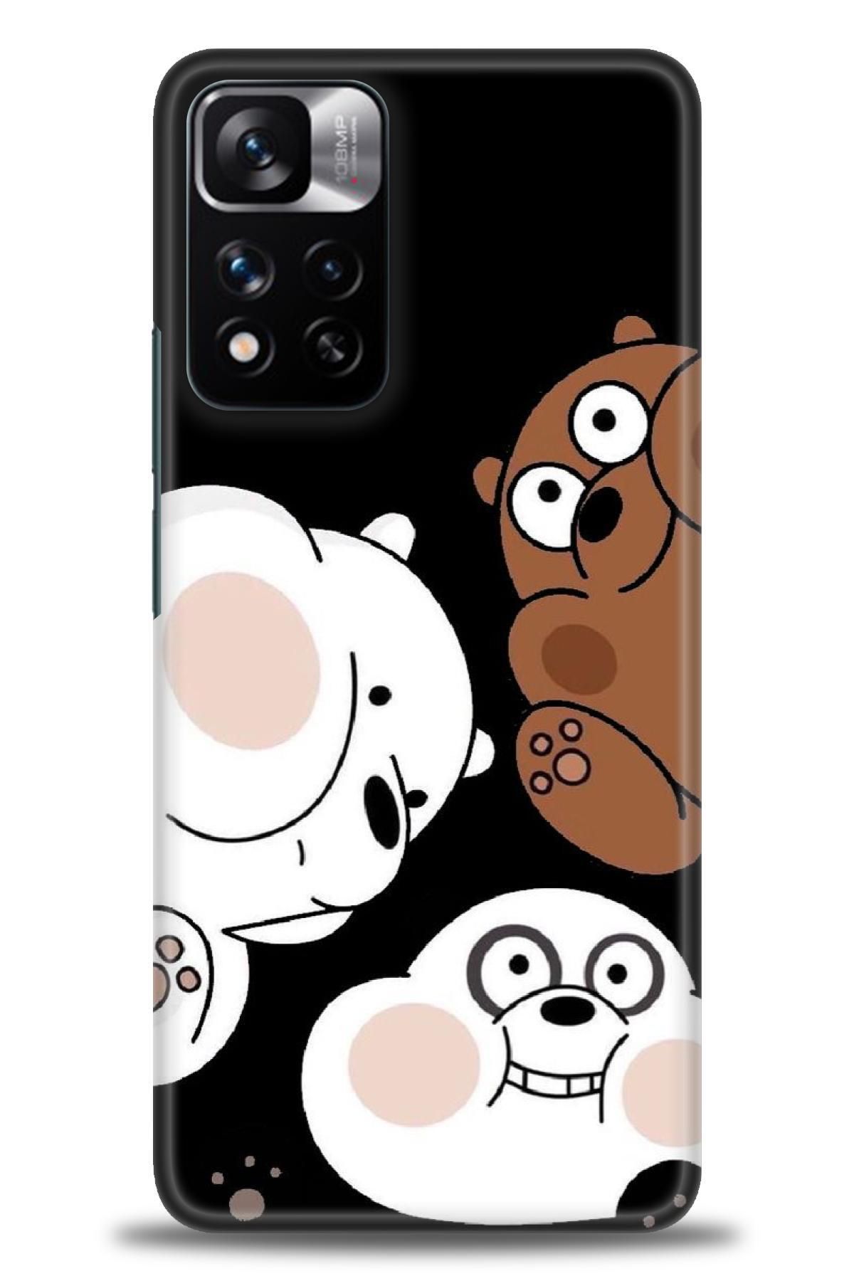 CooperTech Xiaomi Redmi Note 11 Pro Plus İle Uyumlu HD Baskılı Desenli Silikon Kılıf - 81