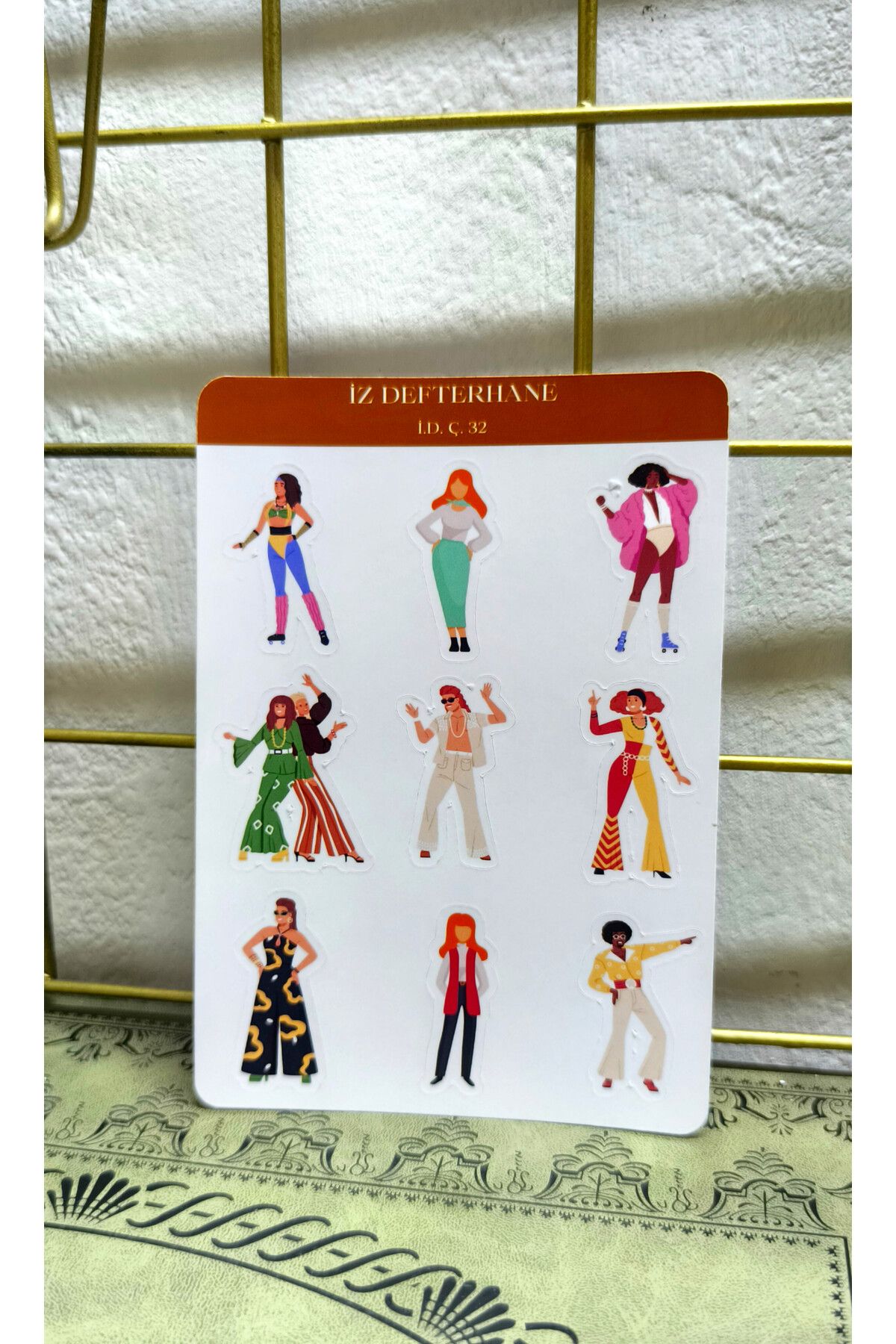 İZ DEFTERHANE Çıkartma & Sticker (Ajanda, Defter, Bullet Journal, Scrapbook ve Planlayıcılar İçin Uygundur)
