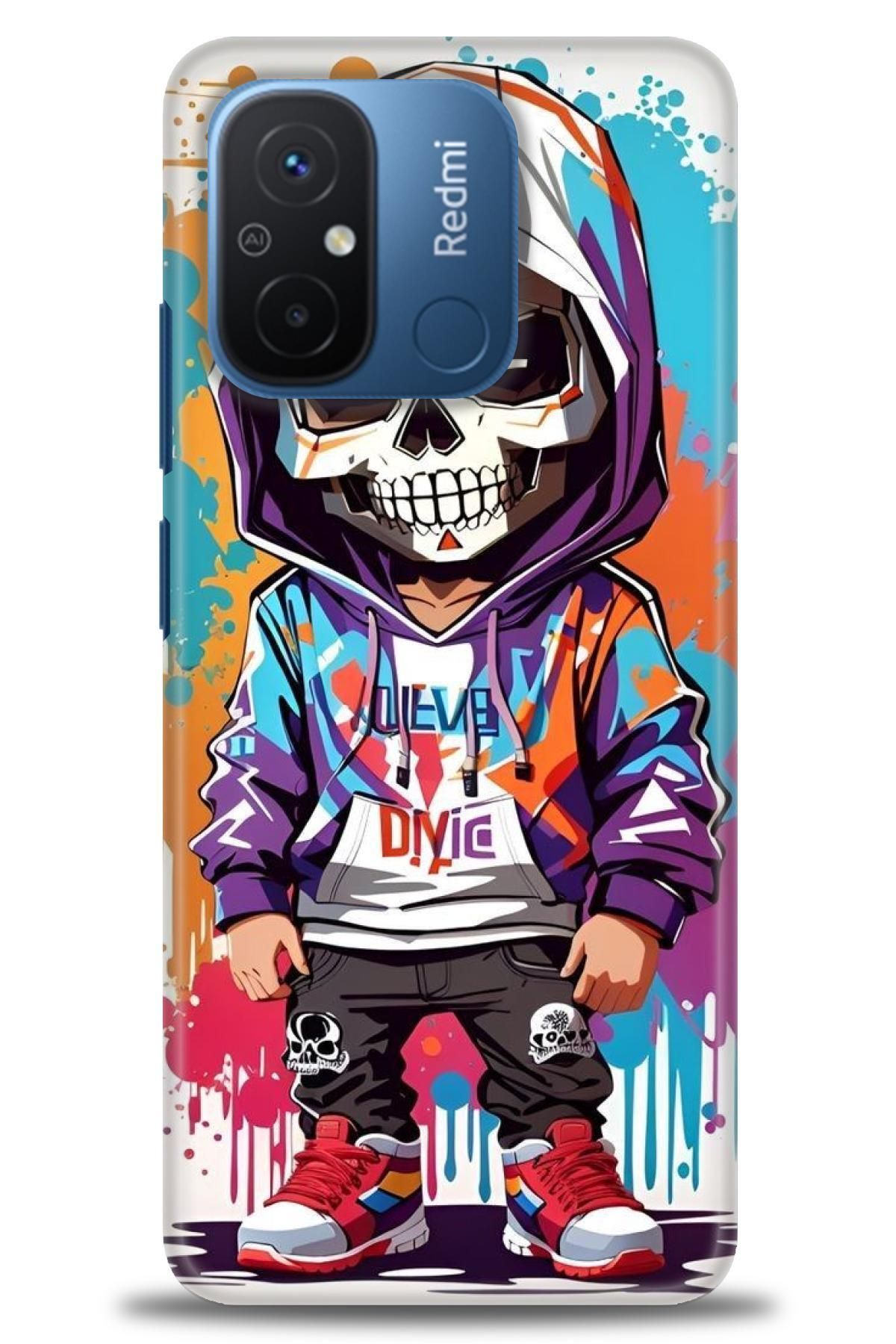CooperTech Xiaomi Redmi 12C İle Uyumlu HD Baskılı Desenli Silikon Kılıf - 991