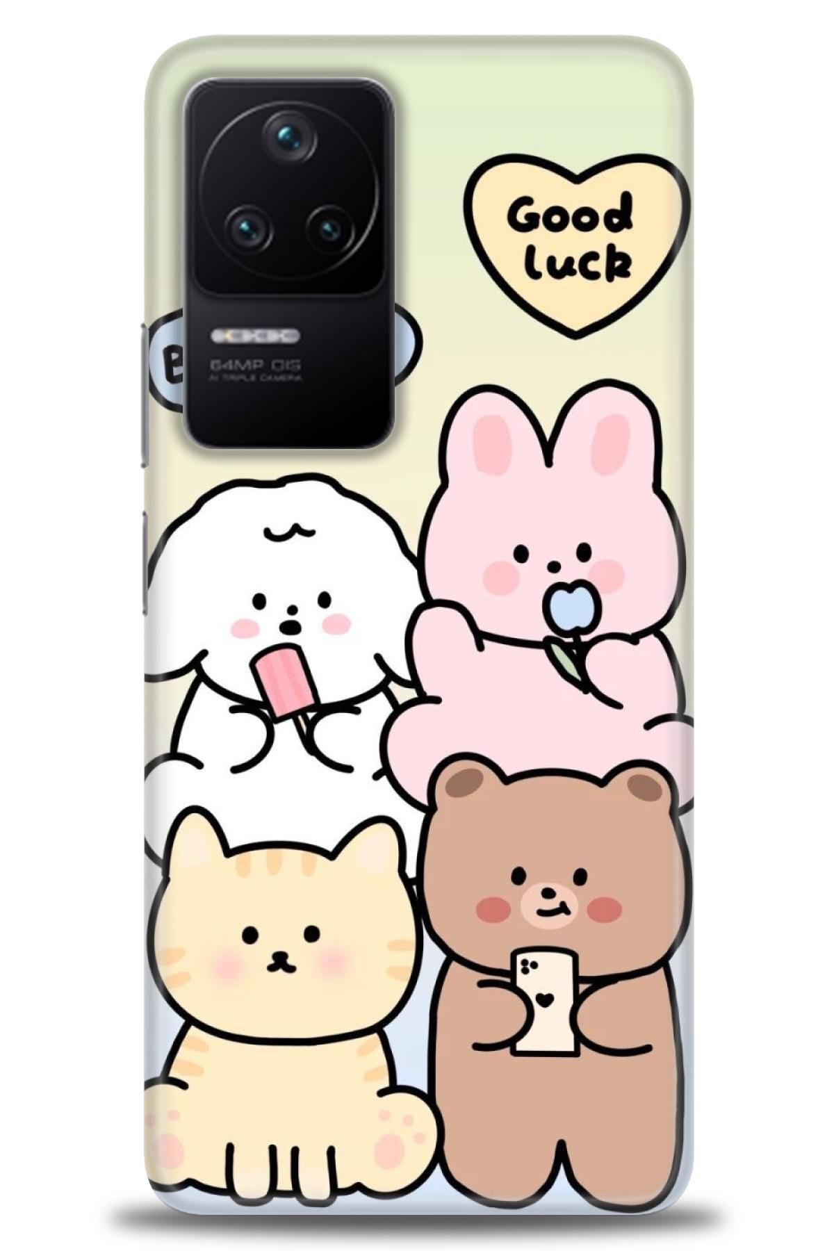CooperTech Xiaomi Poco F4 İle Uyumlu HD Baskılı Desenli Silikon Kılıf - 31