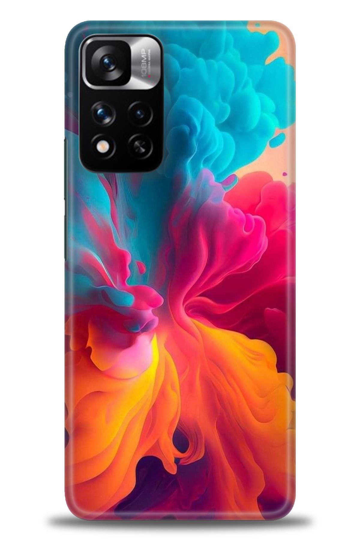 CooperTech Xiaomi Redmi Note 11 Pro Plus İle Uyumlu HD Baskılı Desenli Silikon Kılıf - 551