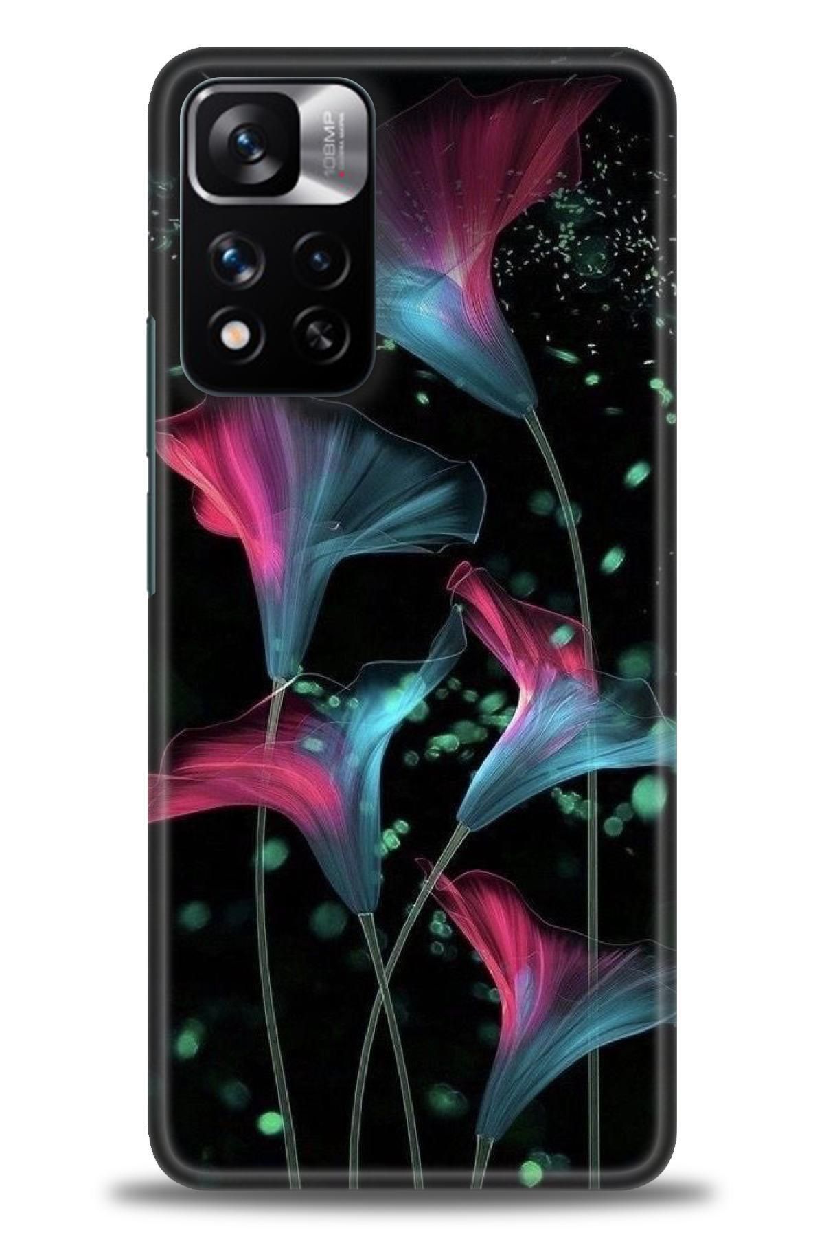 CooperTech Xiaomi Redmi Note 11 Pro Plus İle Uyumlu HD Baskılı Desenli Silikon Kılıf - 741