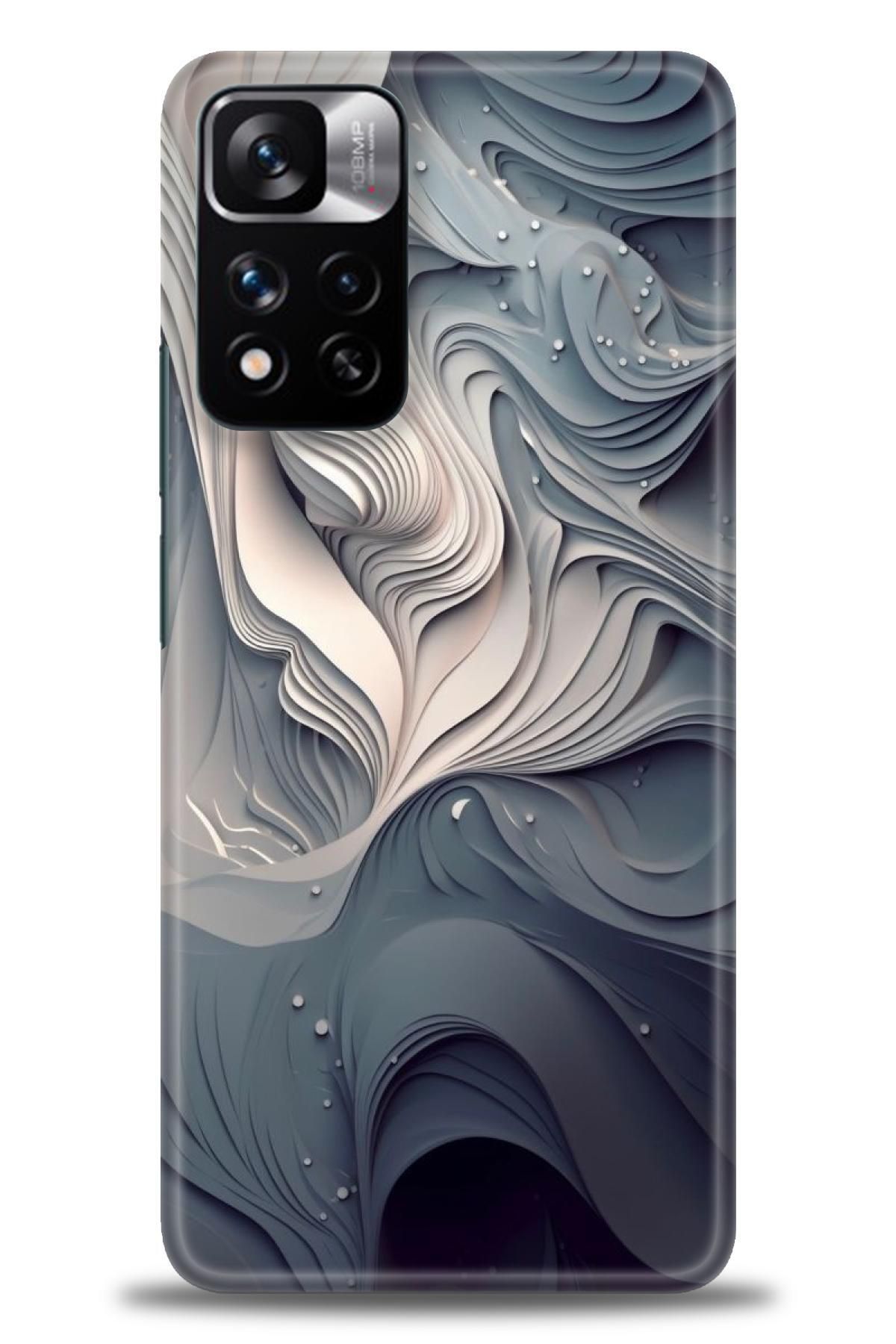 CooperTech Xiaomi Redmi Note 11 Pro Plus İle Uyumlu HD Baskılı Desenli Silikon Kılıf - 221