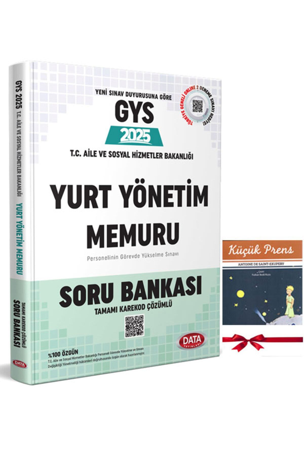 Data Yayınları 2025 GYS Aile ve Sosyal Hizmetler Bakanlığı YURT YÖNETİM MEMURU Görevde Yükselme Soru Kitabı