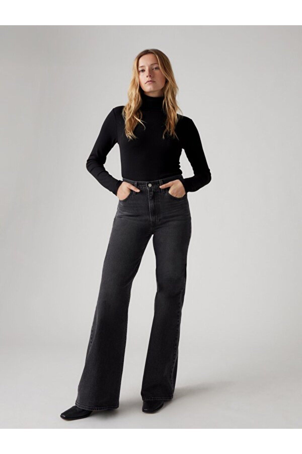 Levi's Ribcage Bell Kadın Jean Pantolon - On The Town No Crac