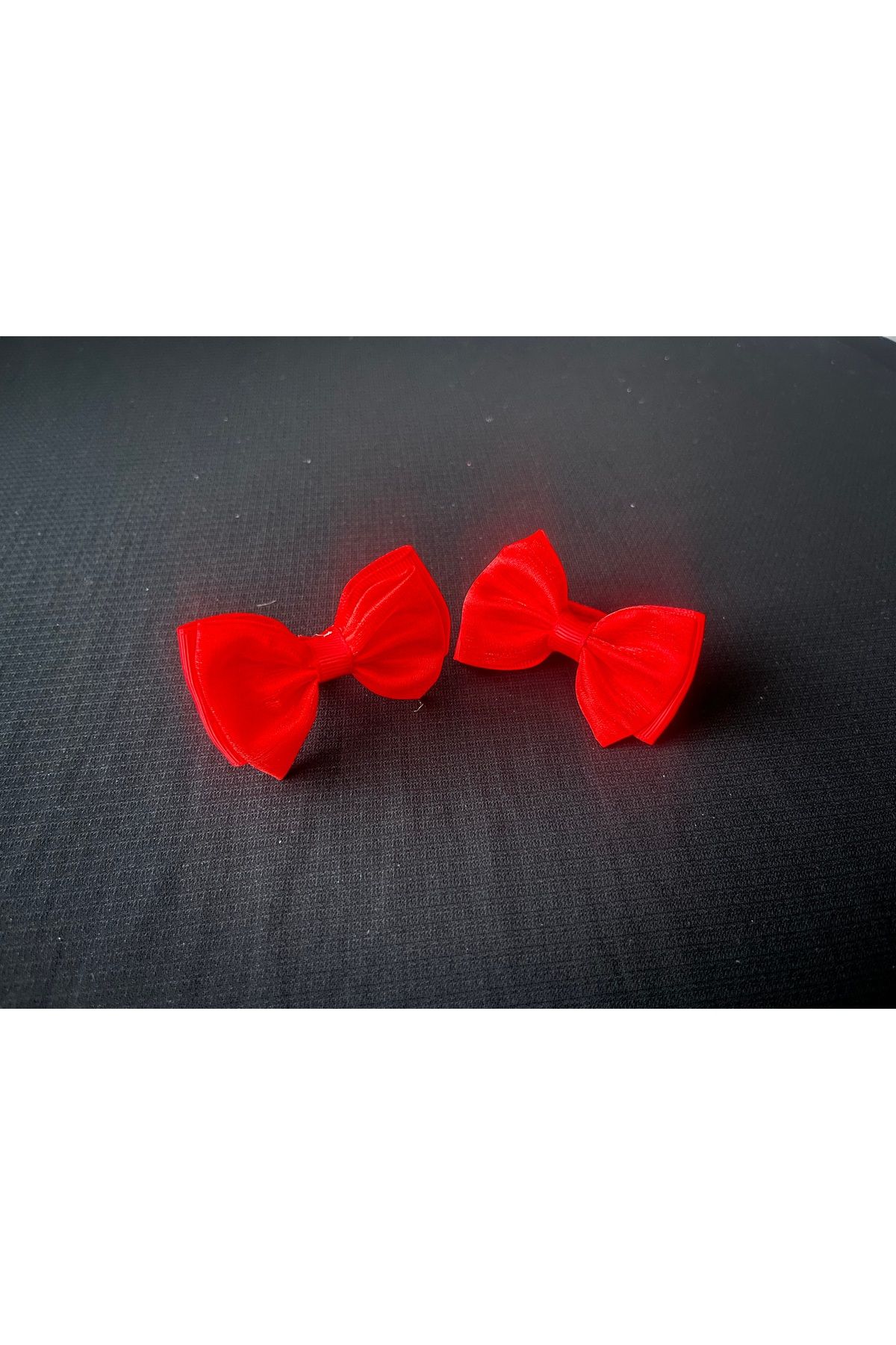 Butik Baglamalı Fiyonk Toka / Kırmızı Fiyonk Toka