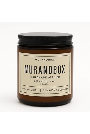 Muranobox Amber Cam Kavanoz Mum - Tarçın
