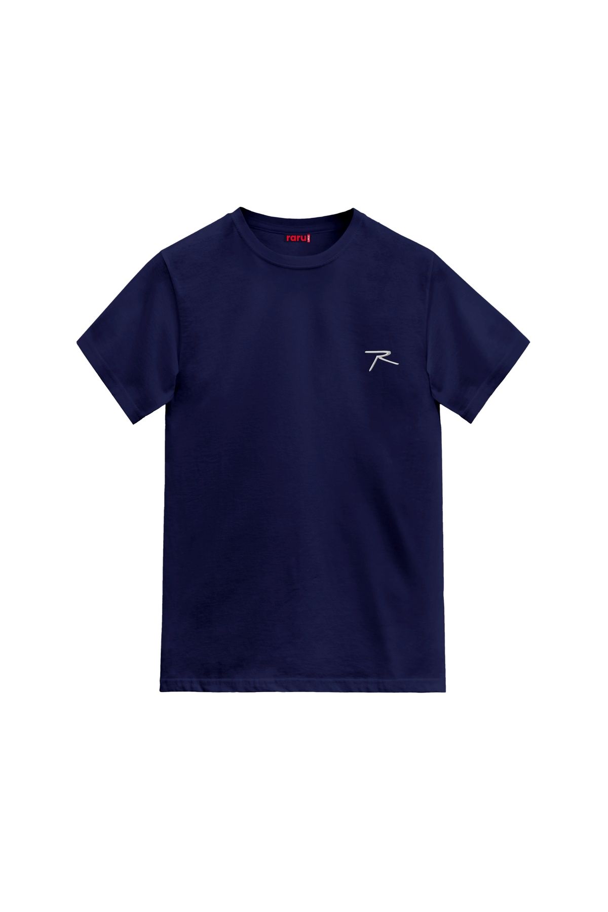 raru %100 Pamuk T-Shirt AGNITIO LACİVERT
