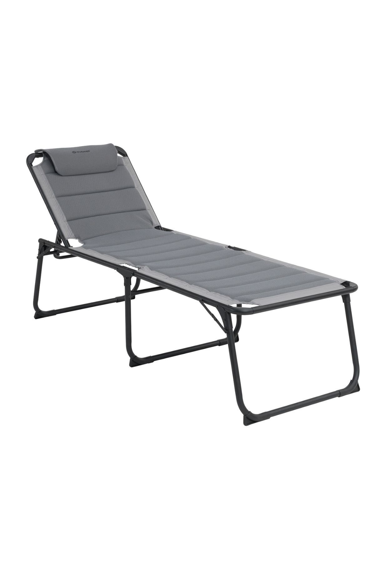 Outwell Samoa Premium Ultra Konforlu 5 Pozisyonlu Katlanır Şezlong Grey