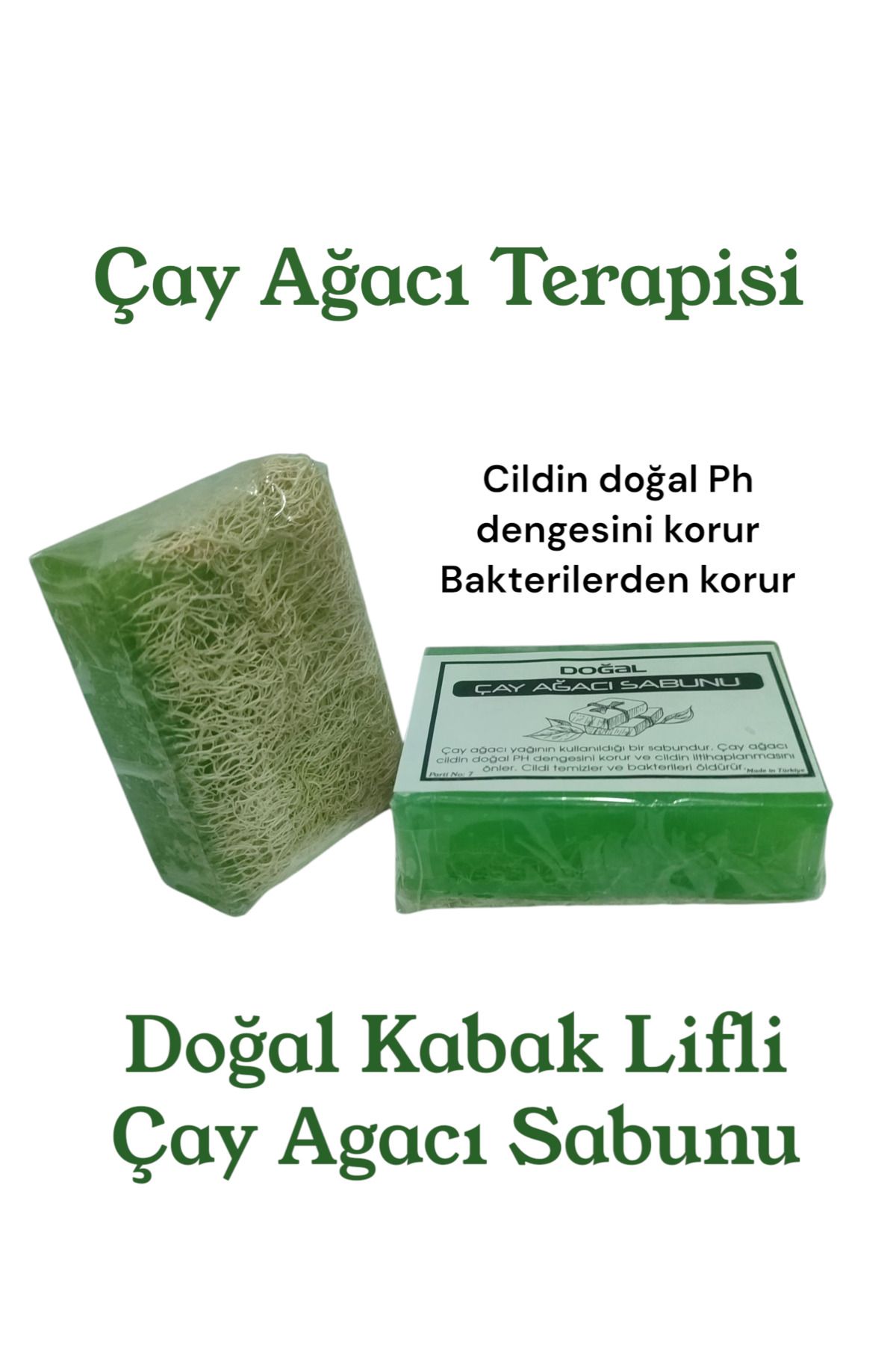 dnils Doğal Kabak Lifli Çay Ağacı Sabunu