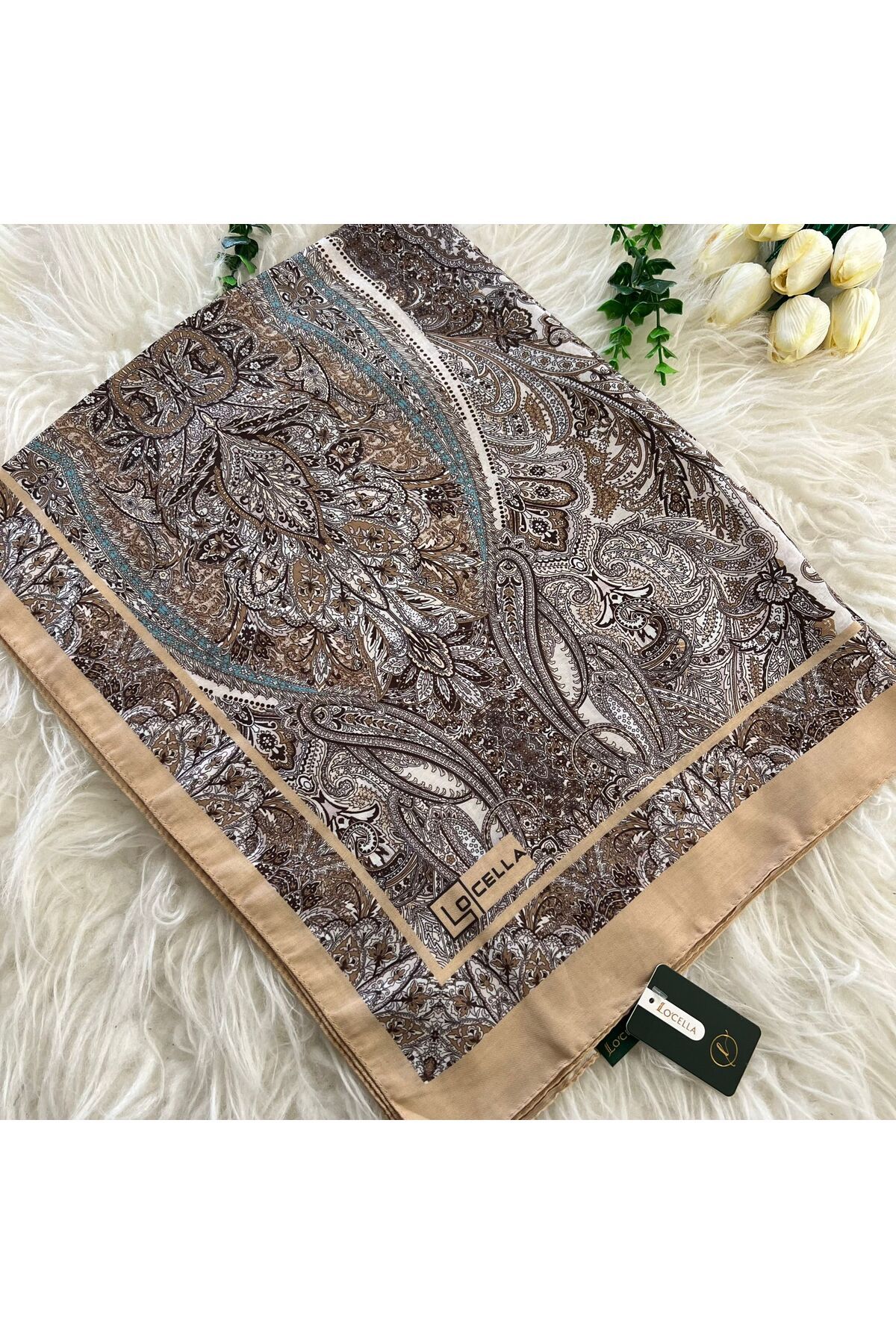 locella - Soft Pamuklu Şal SMB19