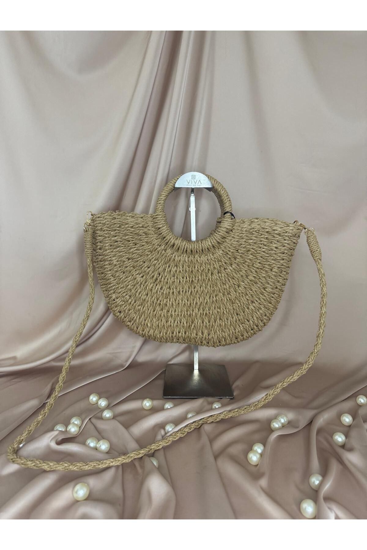 RAMAZAN YARDIMCI BAG COLLECTİON HASIR EL VE OMUZ ÇANTA