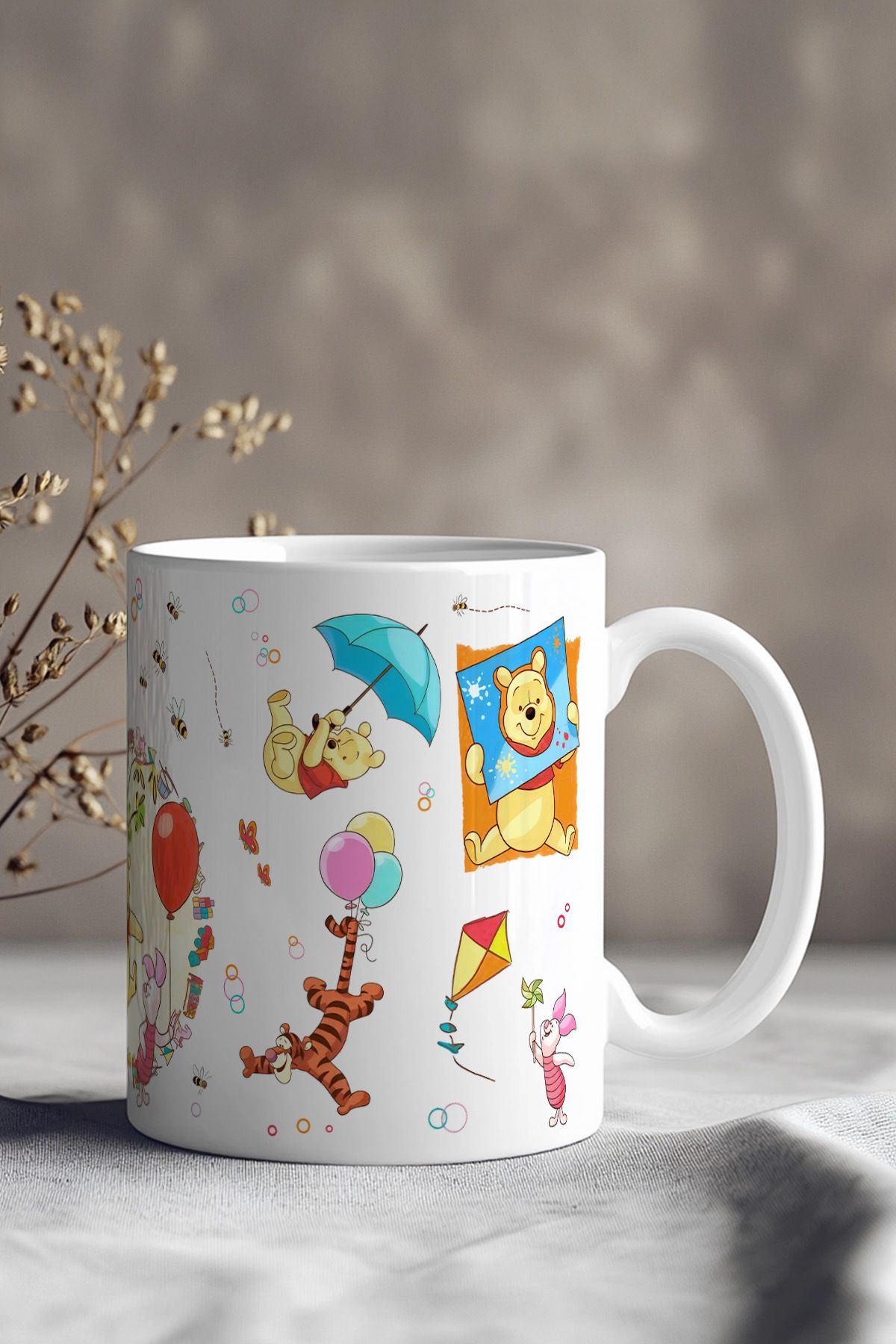 DisaCraft Winnie The Pooh Temalı Özel Tasarım Kupa