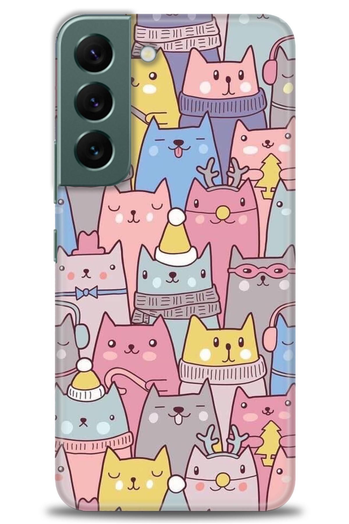 CooperTech Samsung Galaxy S22 İle Uyumlu HD Baskılı Desenli Silikon Kılıf - 63