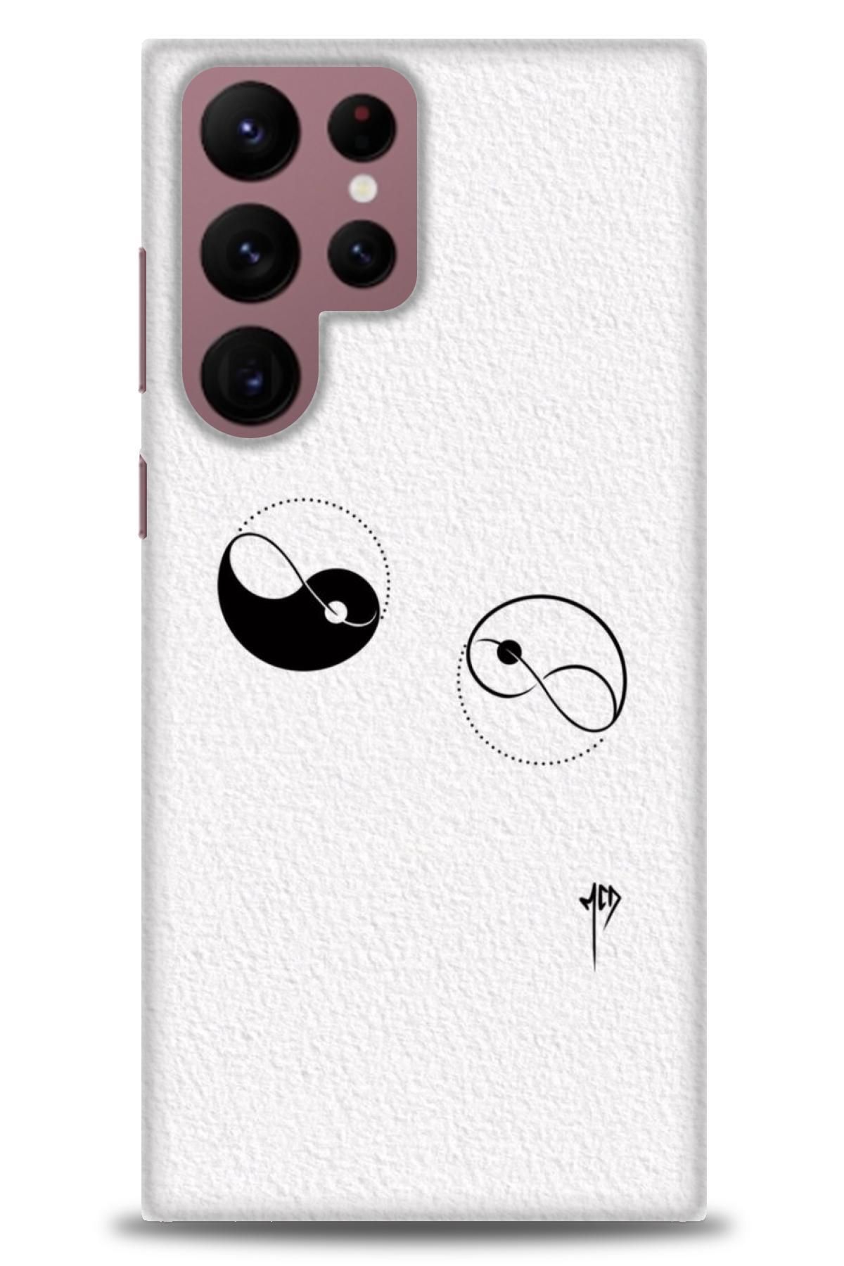 CooperTech Samsung Galaxy S22 Ultra İle Uyumlu HD Baskılı Desenli Silikon Kılıf - 756