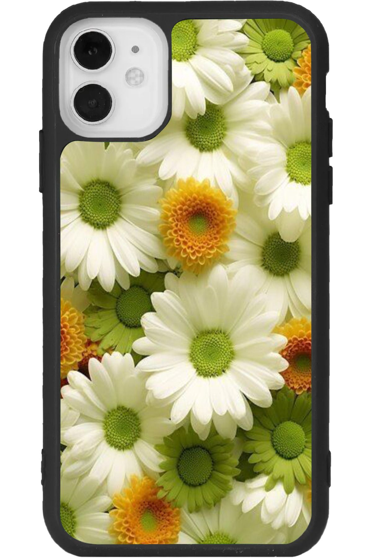 Aksel Kılıf iPhone 11 Uyumlu Baskılı, Mat Siyah Renk, Yumuşak Silikon, Koruyucu, Şok Emici Kapak, Kılıf