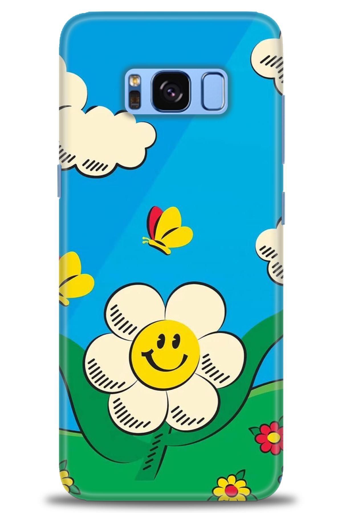 CooperTech Samsung Galaxy S8 Plus İle Uyumlu HD Baskılı Desenli Silikon Kılıf - 18