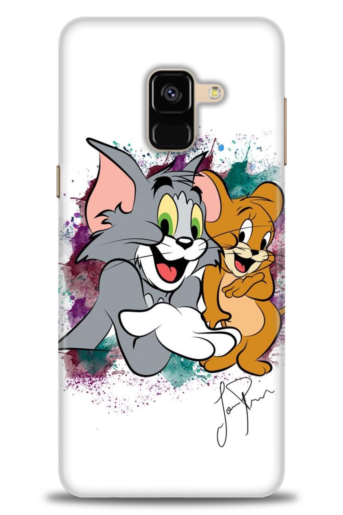 CooperTech Samsung Galaxy A8 2018 İle Uyumlu HD Baskılı Desenli Silikon Kılıf - 1098