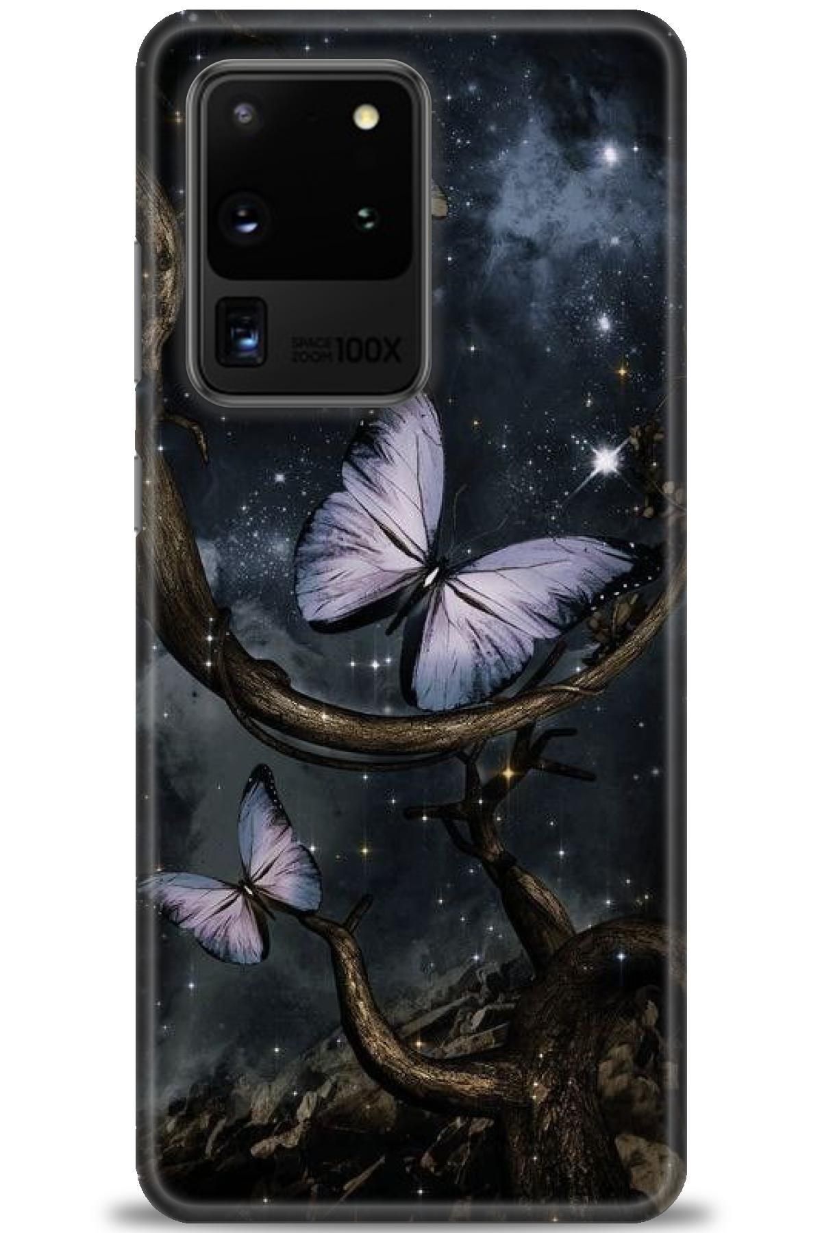 CooperTech Samsung Galaxy S20 Ultra İle Uyumlu HD Baskılı Desenli Silikon Kılıf - 1025