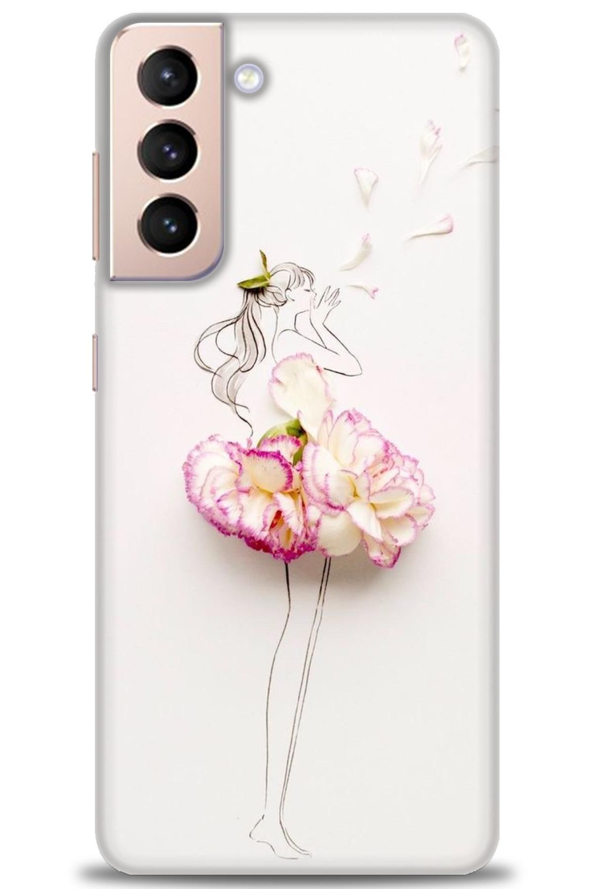 CooperTech Samsung Galaxy S21 Plus İle Uyumlu HD Baskılı Desenli Silikon Kılıf - 738