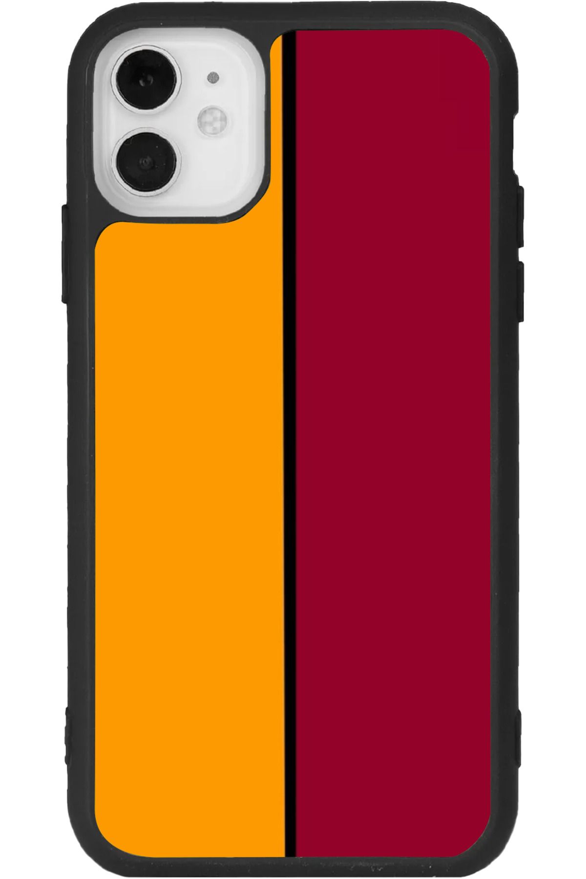 Aksel Kılıf iPhone 11 Uyumlu Baskılı, Mat Siyah Renk, Yumuşak Silikon, Koruyucu, Şok Emici Kapak, Kılıf