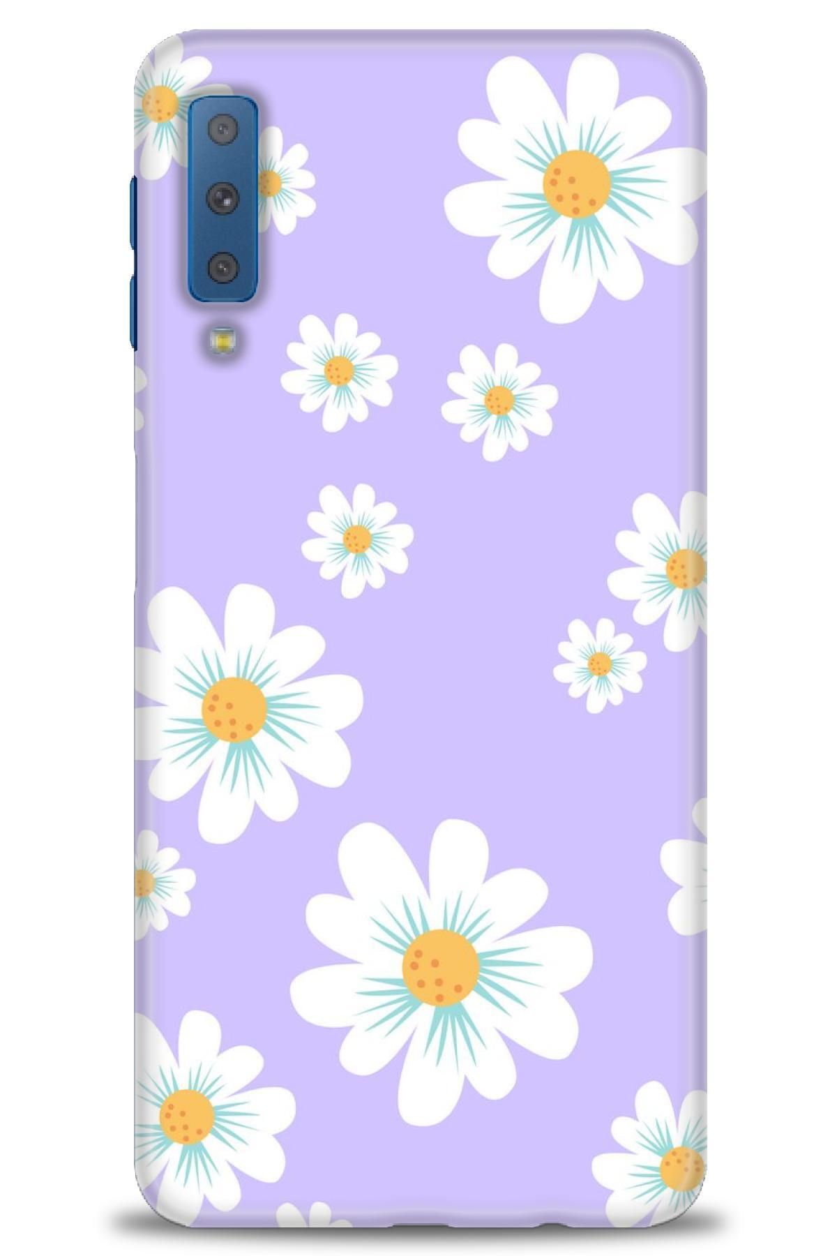 CooperTech Samsung Galaxy A7 2018 İle Uyumlu HD Baskılı Desenli Silikon Kılıf - 314