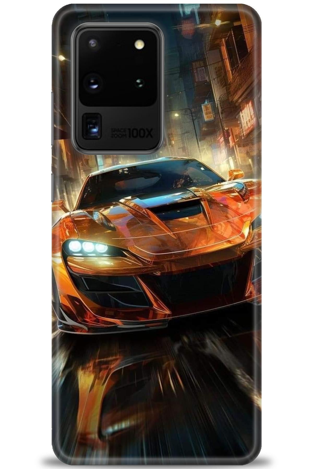 CooperTech Samsung Galaxy S20 Ultra İle Uyumlu HD Baskılı Desenli Silikon Kılıf - 576