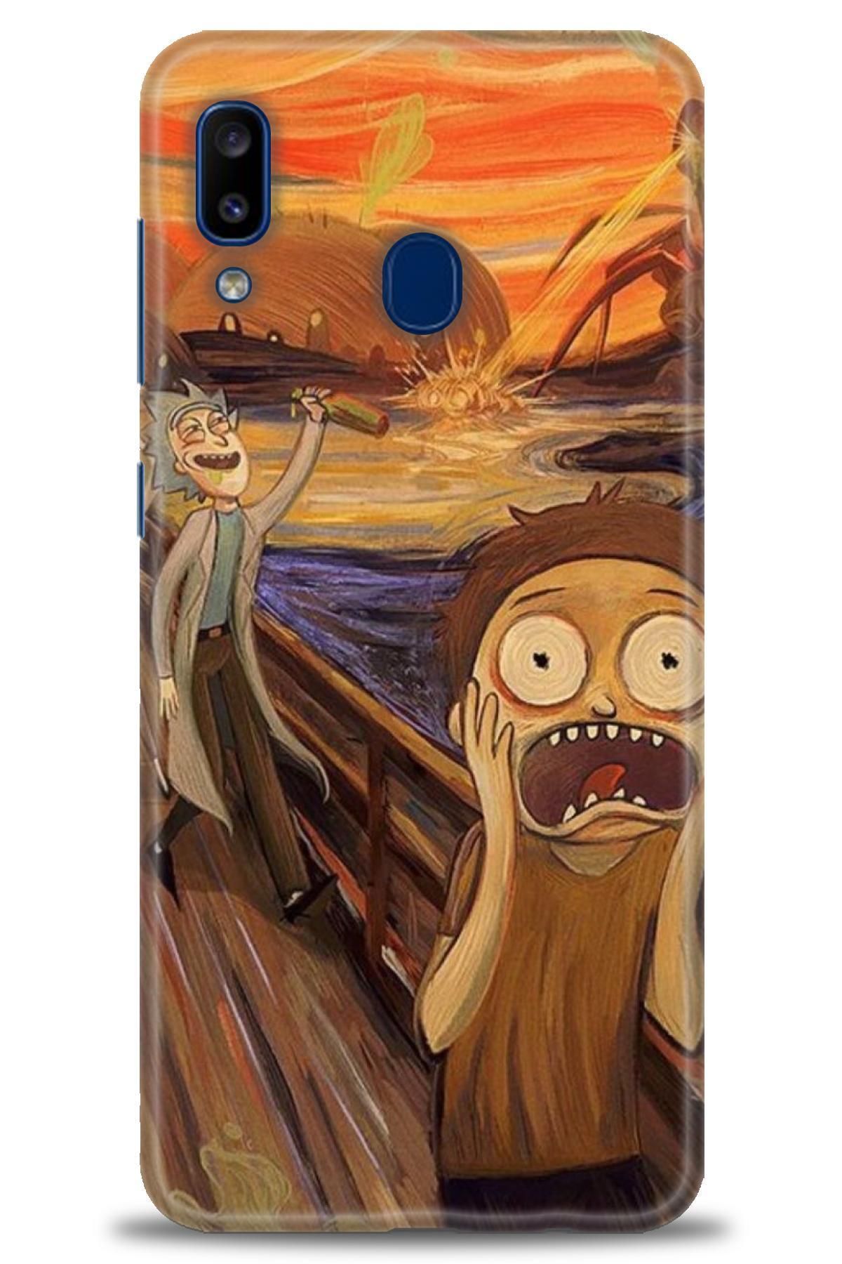 CooperTech Samsung Galaxy A20 İle Uyumlu HD Baskılı Desenli Silikon Kılıf - 648