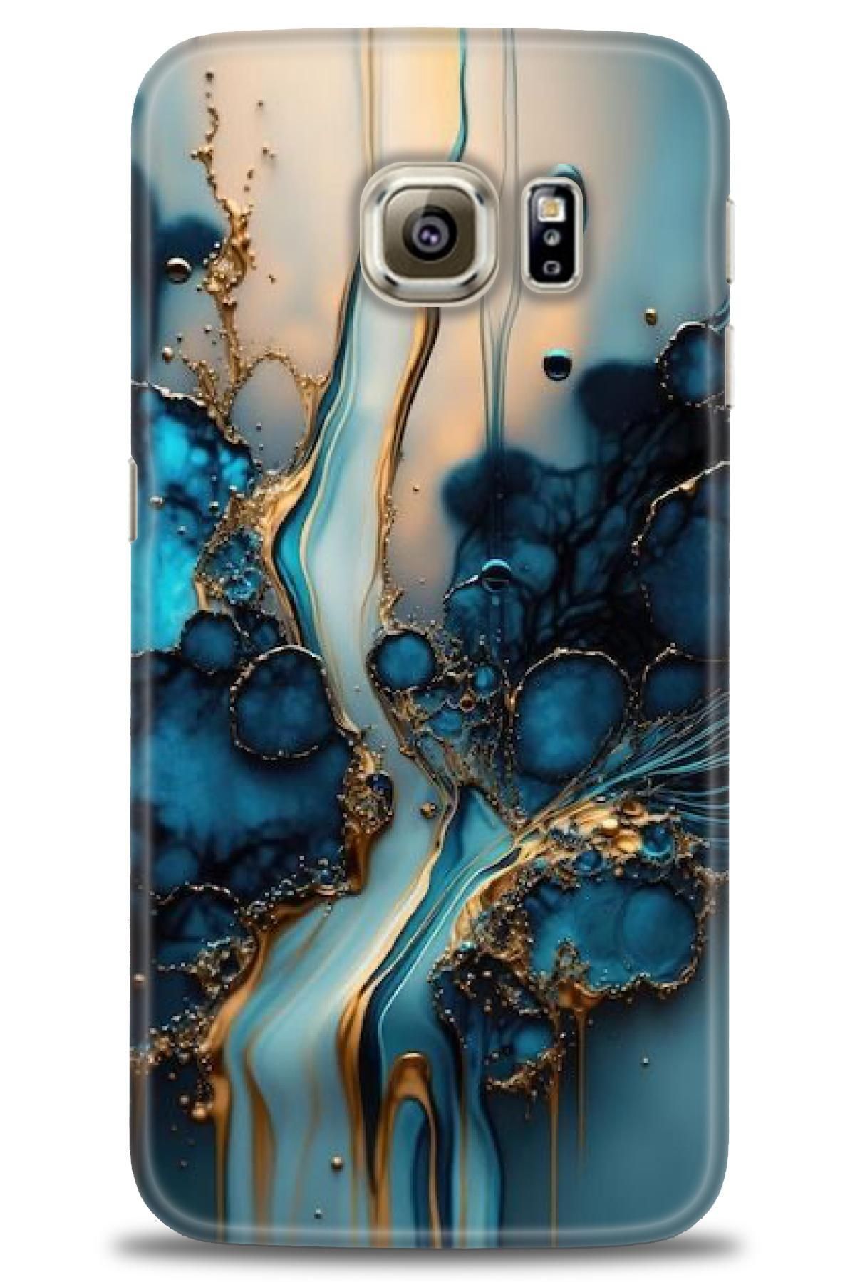 CooperTech Samsung Galaxy S6 İle Uyumlu HD Baskılı Desenli Silikon Kılıf - 224