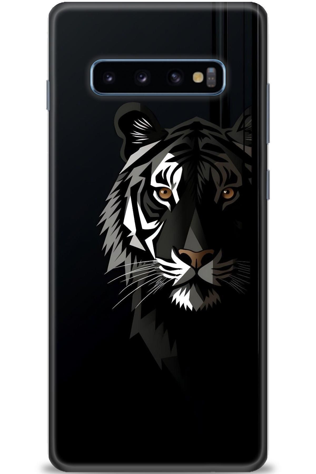 CooperTech Samsung Galaxy S10 Plus İle Uyumlu HD Baskılı Desenli Silikon Kılıf - 486