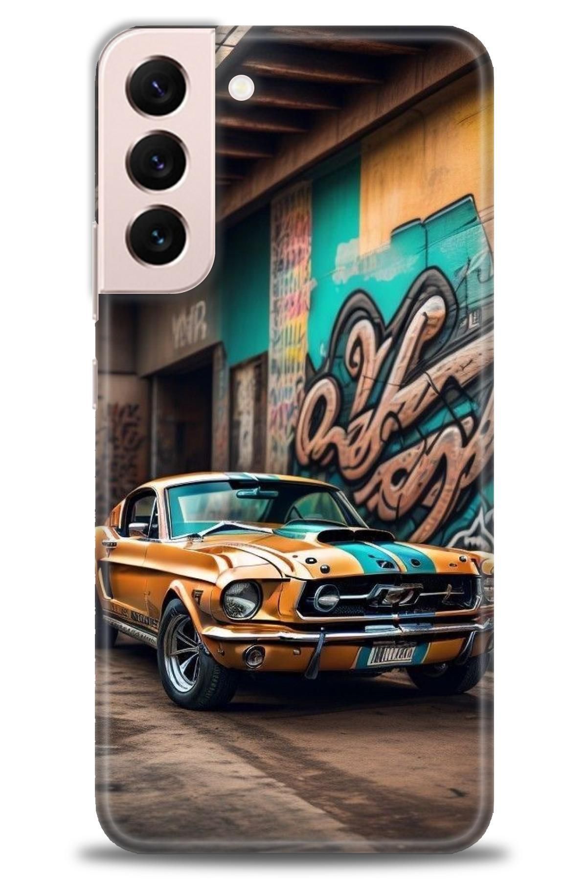 CooperTech Samsung Galaxy S22 Plus İle Uyumlu HD Baskılı Desenli Silikon Kılıf - 990