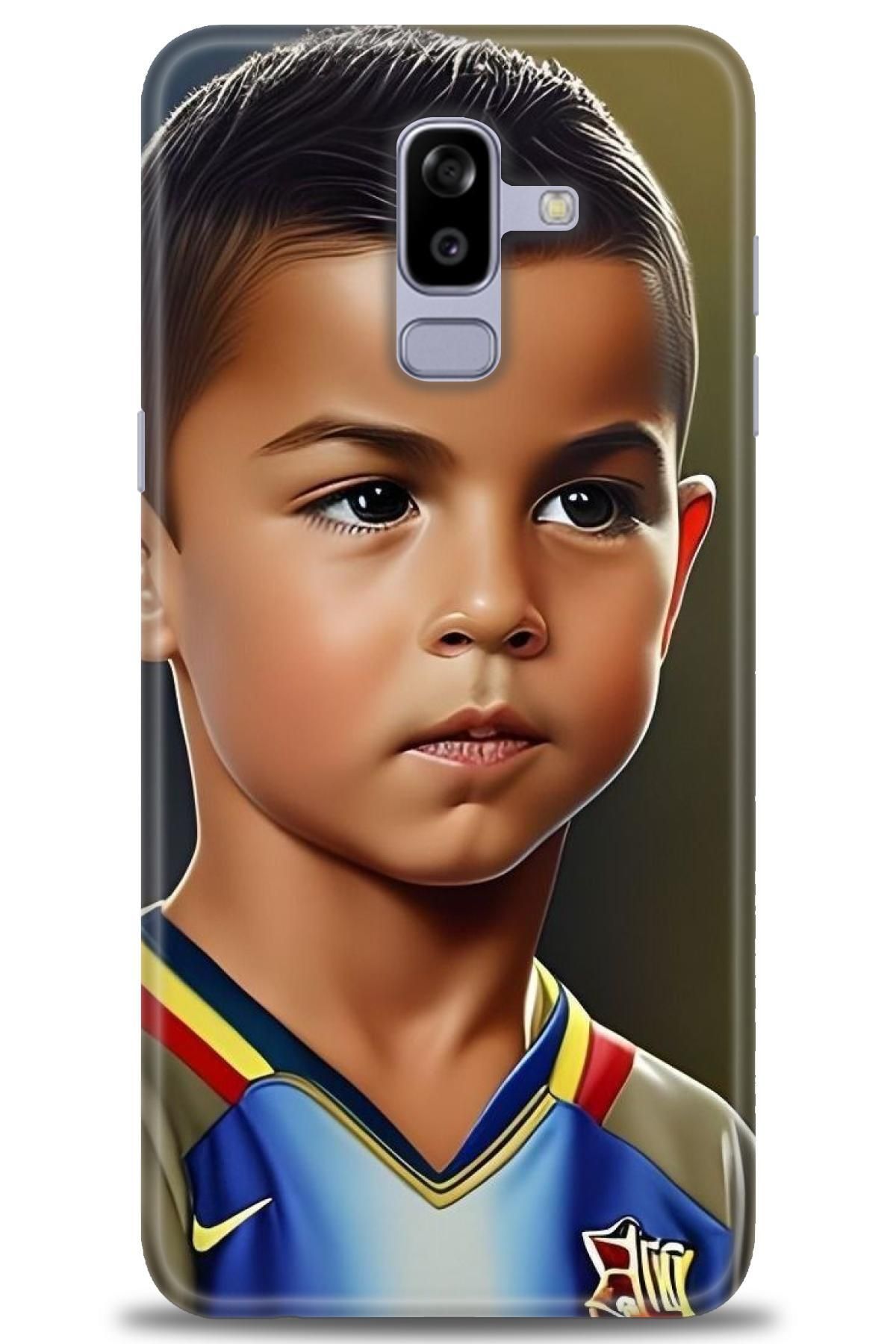 CooperTech Samsung Galaxy A6 Plus 2018 İle Uyumlu HD Baskılı Desenli Silikon Kılıf - 459