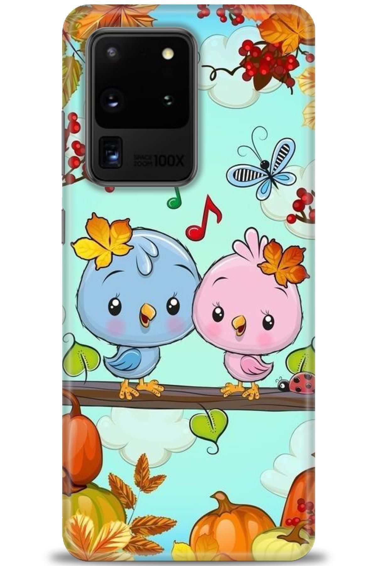 CooperTech Samsung Galaxy S20 Ultra İle Uyumlu HD Baskılı Desenli Silikon Kılıf - 387