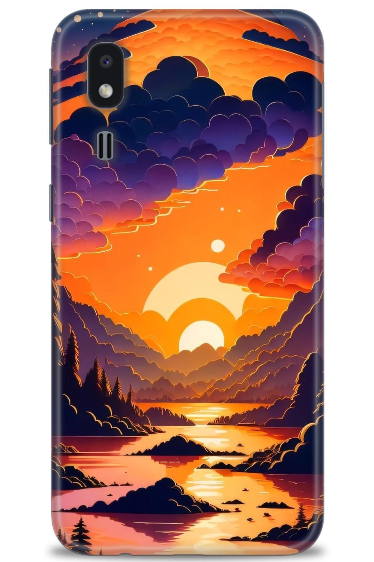 CooperTech Samsung Galaxy A2 Core İle Uyumlu HD Baskılı Desenli Silikon Kılıf - 323