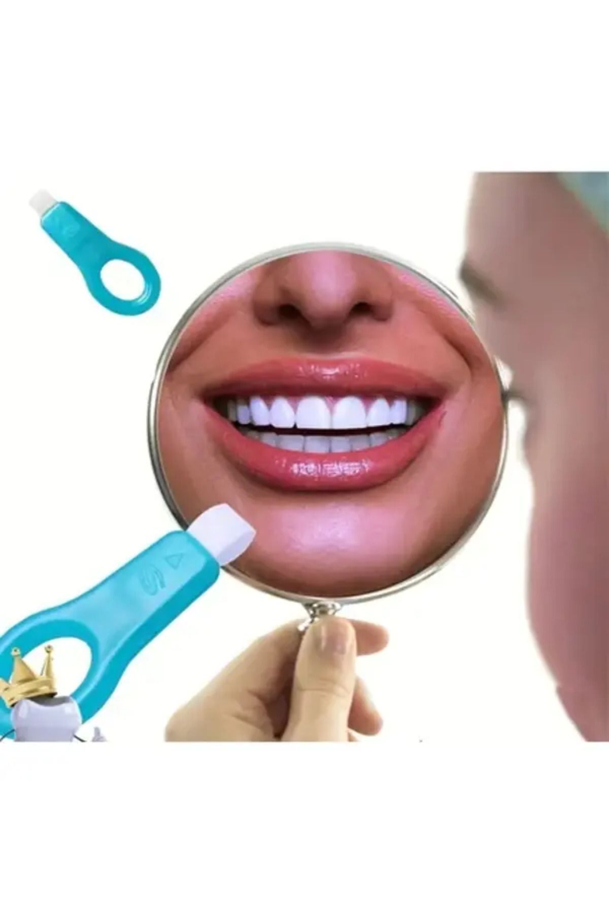 NaturalCharm Diş Kiti Diş Parlatma Silgisi Nano El Fırçası Saplı, Diş Temizleyici