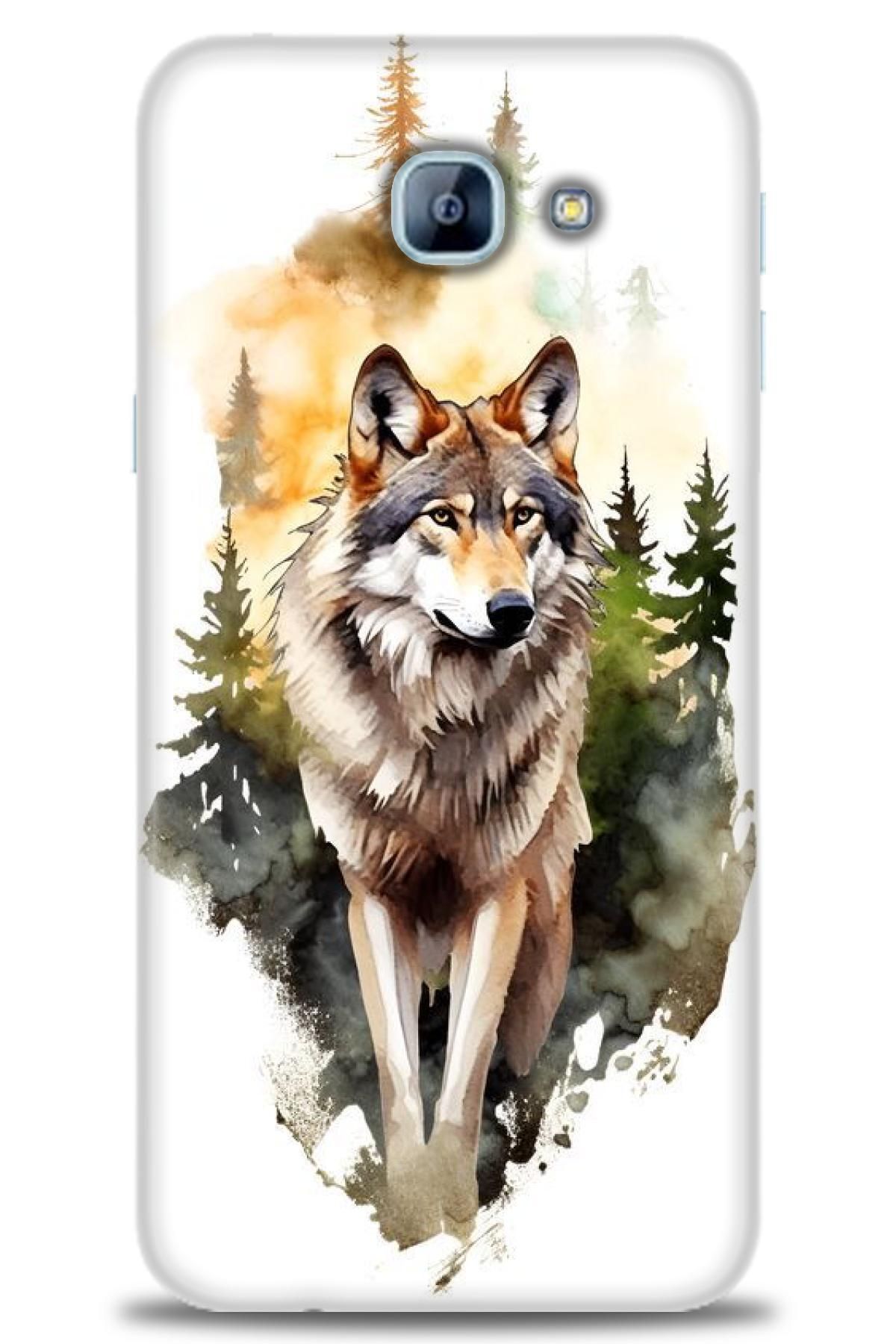 CooperTech Samsung Galaxy A8 2016 İle Uyumlu HD Baskılı Desenli Silikon Kılıf - 108