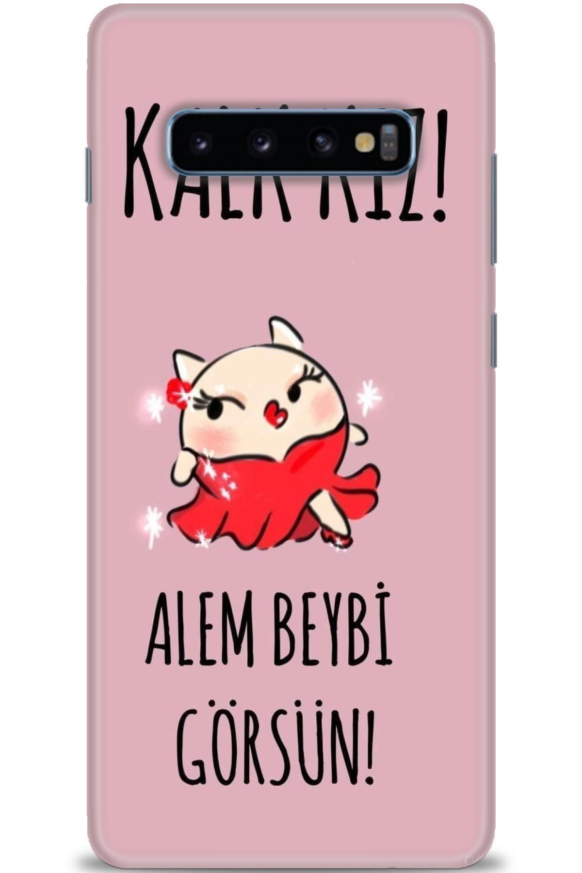CooperTech Samsung Galaxy S10 Plus İle Uyumlu HD Baskılı Desenli Silikon Kılıf - 206