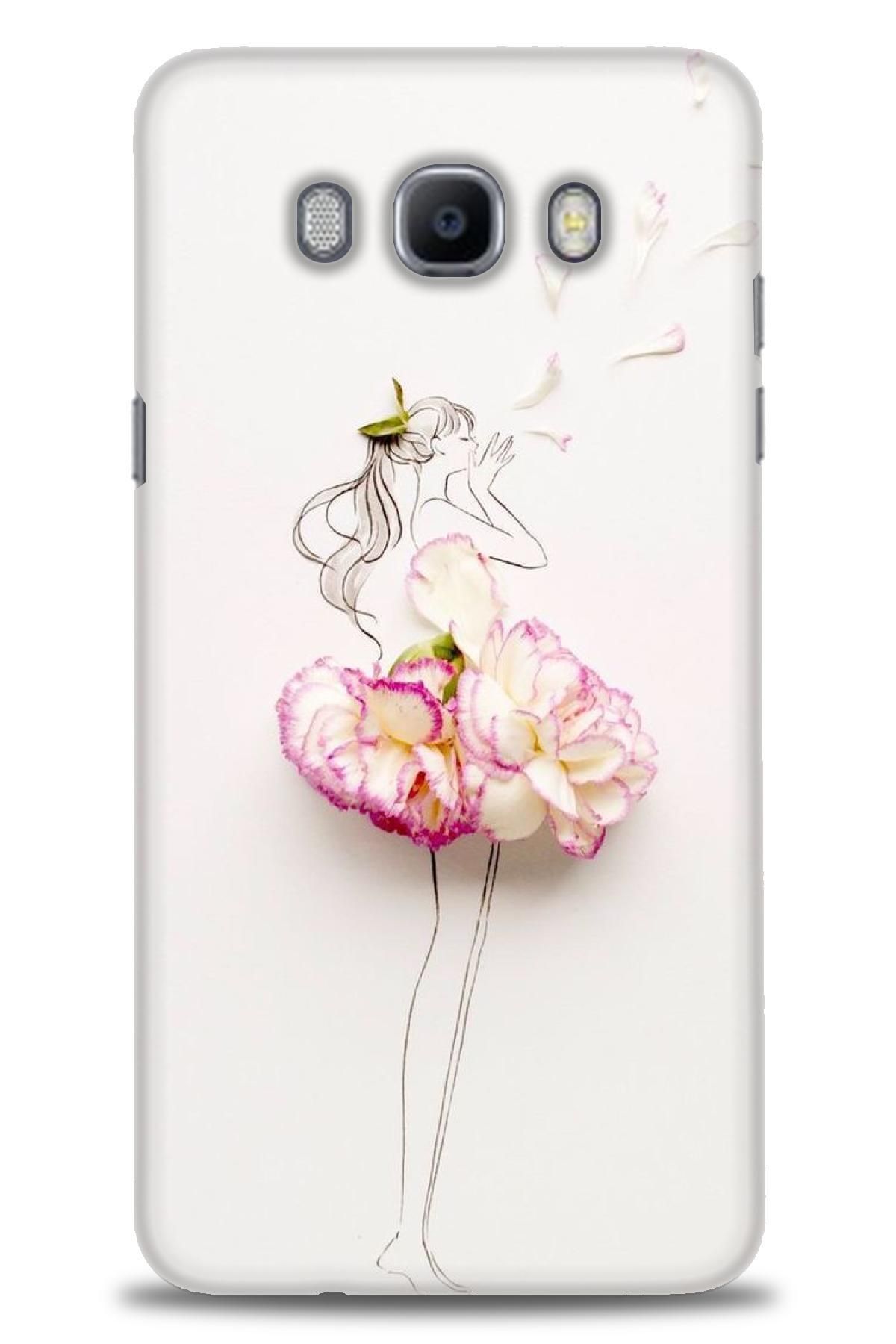 CooperTech Samsung Galaxy J7 2016 İle Uyumlu HD Baskılı Desenli Silikon Kılıf - 738