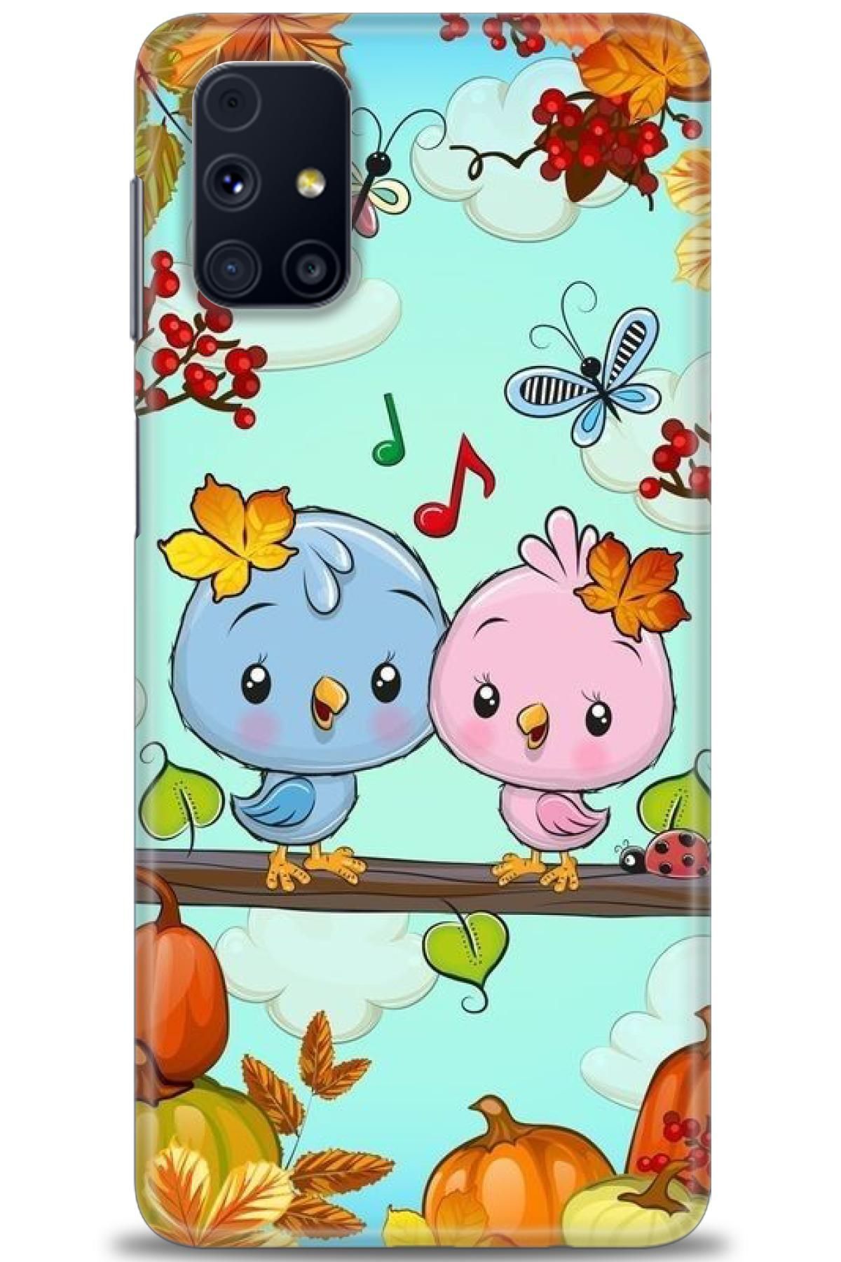 CooperTech Samsung Galaxy M31S İle Uyumlu HD Baskılı Desenli Silikon Kılıf - 387