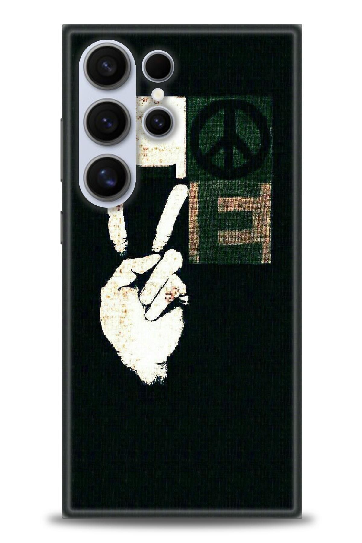 CooperTech Samsung Galaxy S25 Ultra İle Uyumlu HD Baskılı Desenli Silikon Kılıf - 477